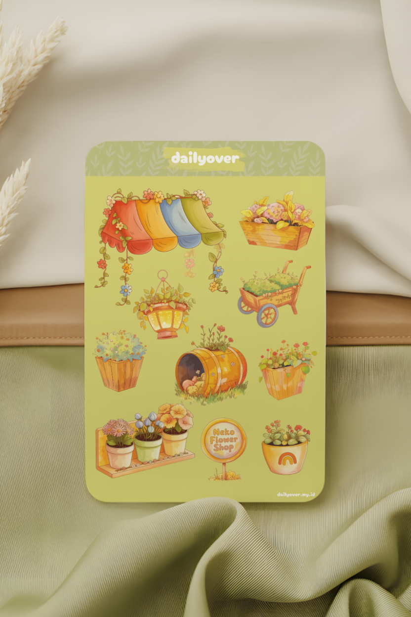 Cute digital stickers for women's journals